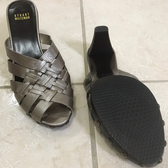 Brand New Silver, Gray Stuart Weitzman Shoes,!! - Picture 5 of 5